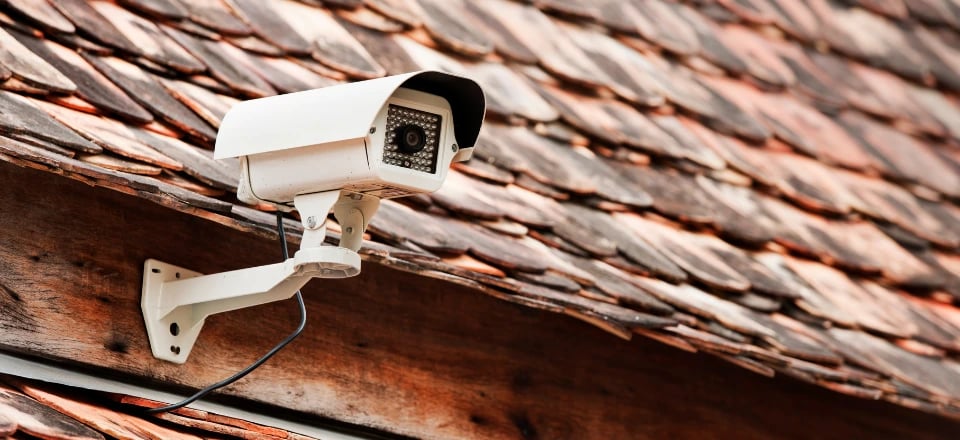 Home CCTV system with PTZ camera