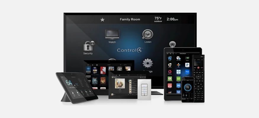 Control4 Remotes and Touchscreen Devices