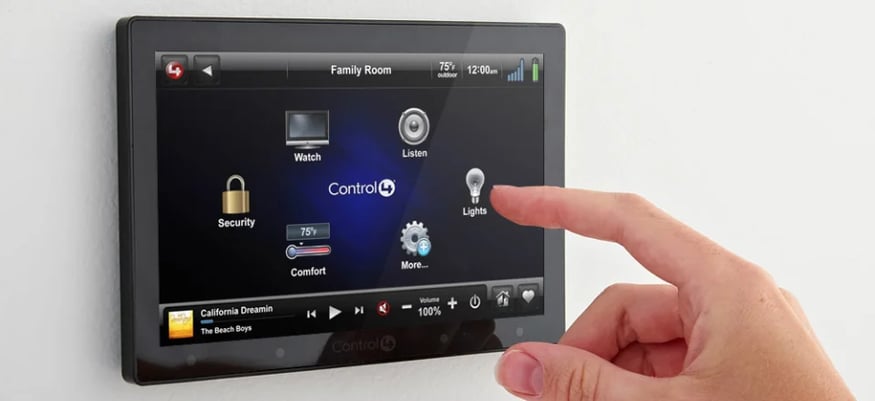 Control4 Touchscreen Wall-Mounted Panel 