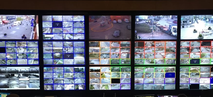 ARC CCTV Monitoring Screens