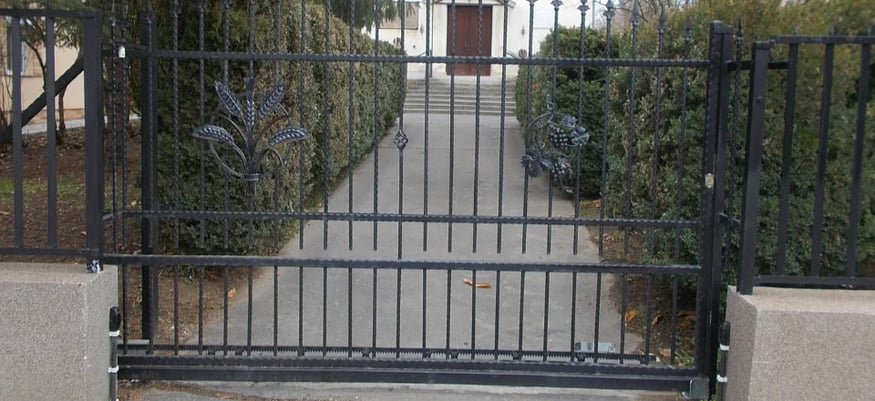 Sliding Wrought Iron Gate