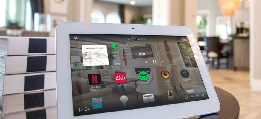 Smart home Control4 Tablet