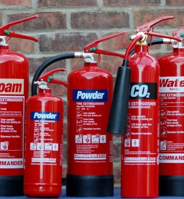 The Types of Fire Extinguisher and How to Use Them