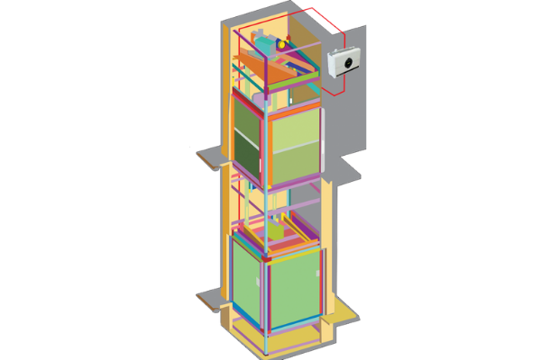 Elevator shaft vesda systems
