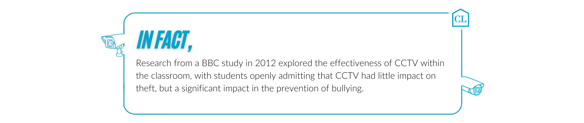CCTV Fact CCTV Significant Impact in the Prevention of Bullying