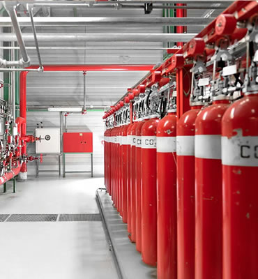 How often should fire suppression systems be inspected