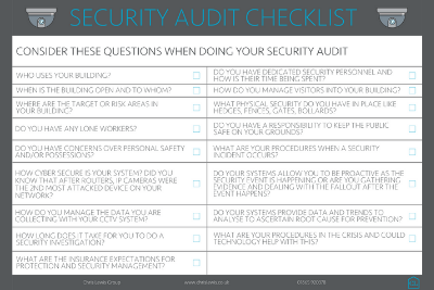 Security Audit Checklist Security Audit Checklist