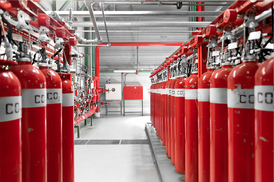 How often should fire suppression systems be inspected?